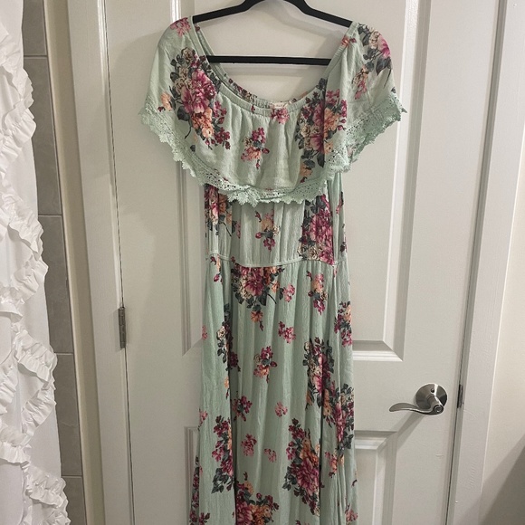 Maxi dress off the shoulder - Picture 1 of 1